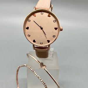 INC International Concepts Women\'s Brown Imitation Leather Strap Watch 40mm INC INTERNATIONAL BROWN DIAL BROWN FAUX LEATHER STRAP MEN main image 4